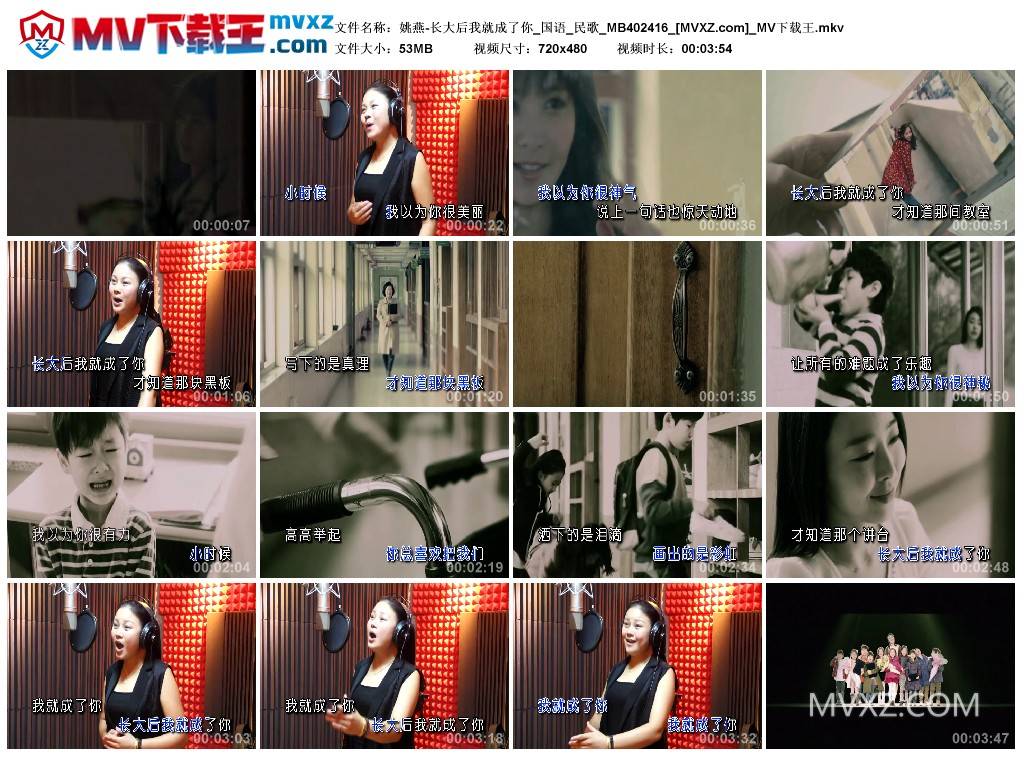 姚燕-长大后我就成了你_国语_民歌_MB402416